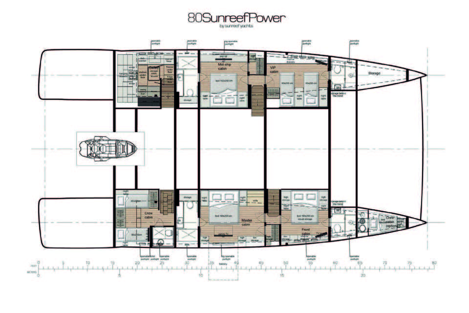 _80 Sunreef Power-catamaran-layout